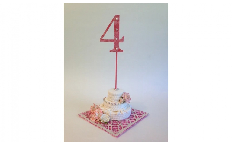 DIY Wedding Cake Table Sign ~ Designed By Lisa Fulmer